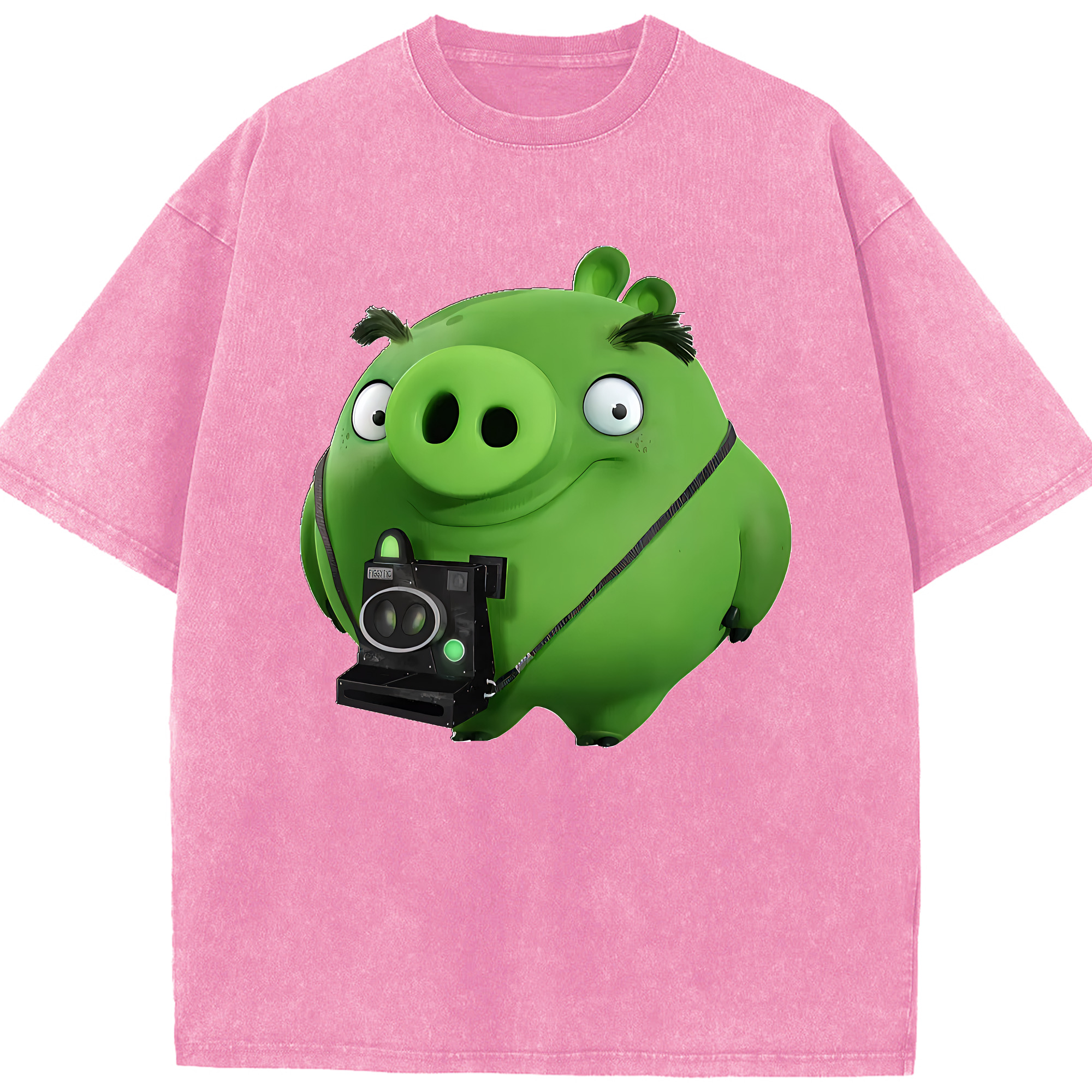 （画像用） Angry Birds アングリーバード 綿100% ヴィンテージ風 半袖Tシャツ（フロントプリント）